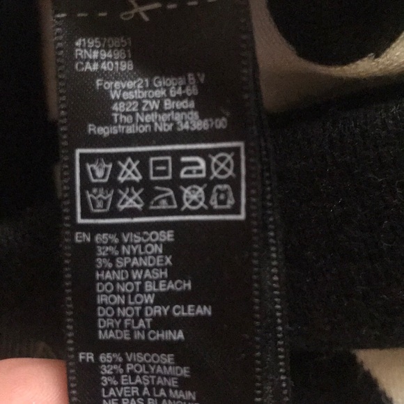 Forever21 Zebra Print Knitted Pencil Midi Skirt - Picture 8 of 8